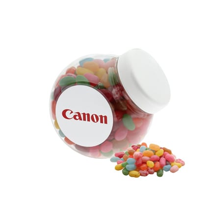 Schuine kunststof snoeppot 500cc