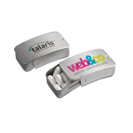 Bedrukt schuifblikje met frisse tic tac