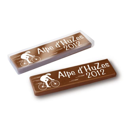 Kadoreep met logo in transparant doosje