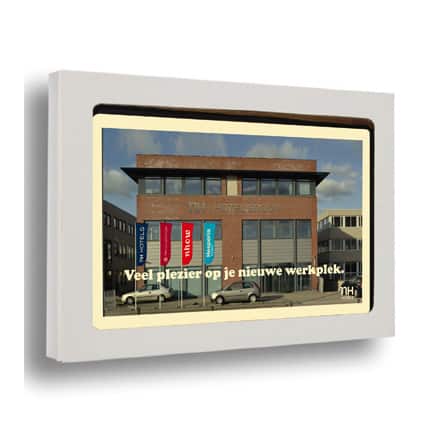 Chocoladekaart met foto als give-away