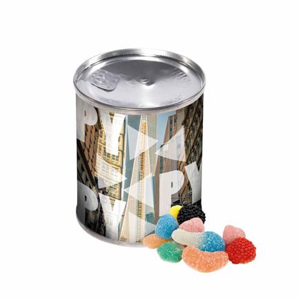 Snoepblikje met full colour wikkel