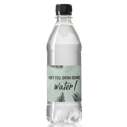 Waterfles 500ml schroefdop met fc label