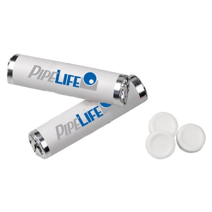 Gepersonaliseerd pepermuntrolletje