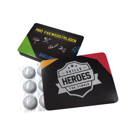 Sleeve met Mentos kauwgom in blister