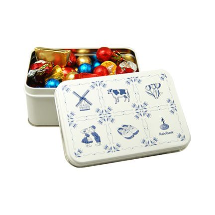 Chocoladeblikje met Kerstvulling