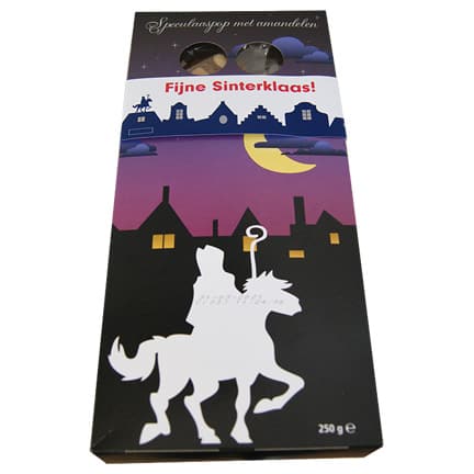 Sintdoosje met speculaaspop