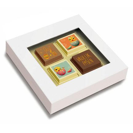 Logobonbons voor de Pasen als give-away