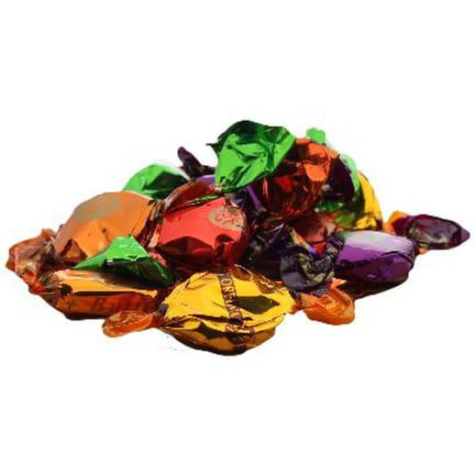 Lekkere toffees als vulling van uw snoeppot met logo