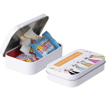 Bedrukt Snoepblikje Tiny Tony’s Chocolonely