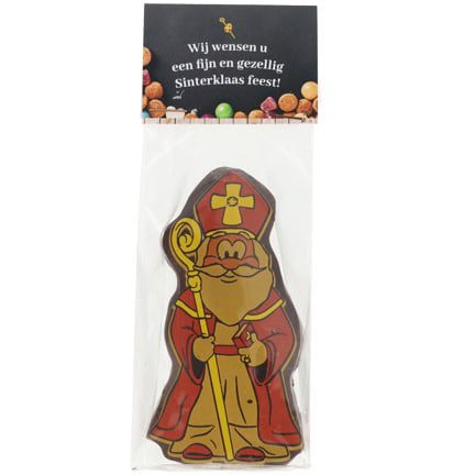 Zakje logo kopkaartje met Sinterklaas