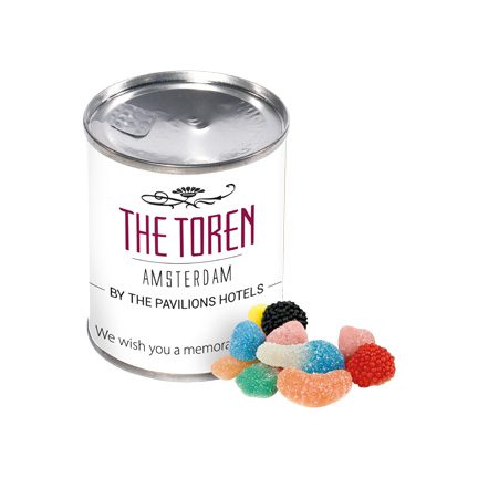 Snoepblikje met full colour wikkel