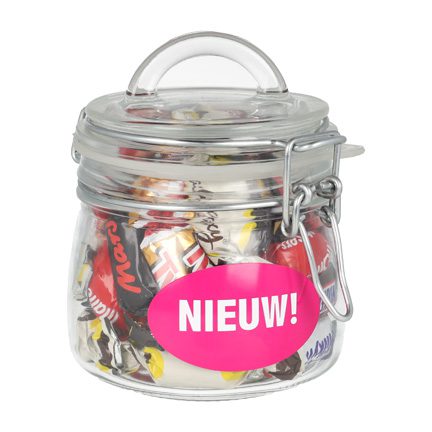 Robuuste weckpot met logo 500cc