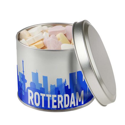 Snoepblik met rechtstreekse bedrukking