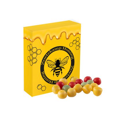 Gepersonaliseerd snoepdoosje met zoete vulling