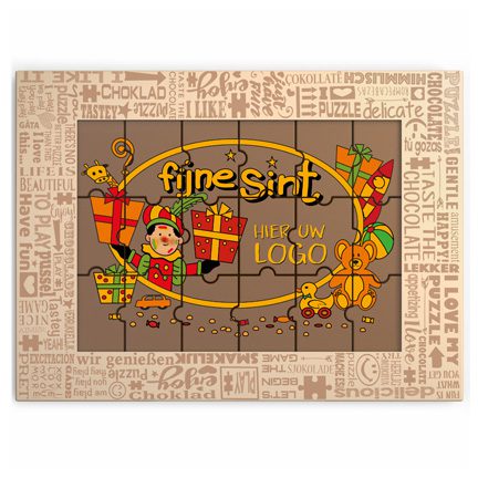 Sint Chocoladepuzzel met of zonder logo
