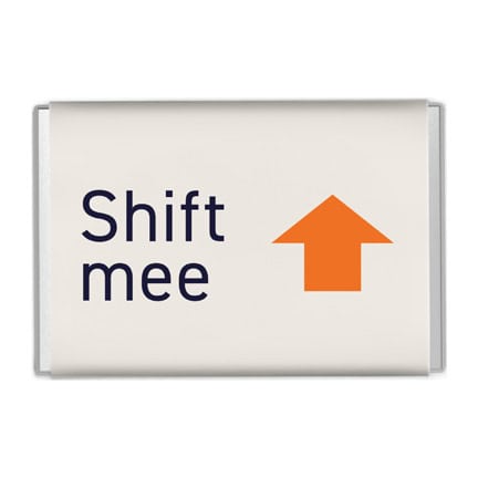 Chocolaatje met eigen logowikkel als promo